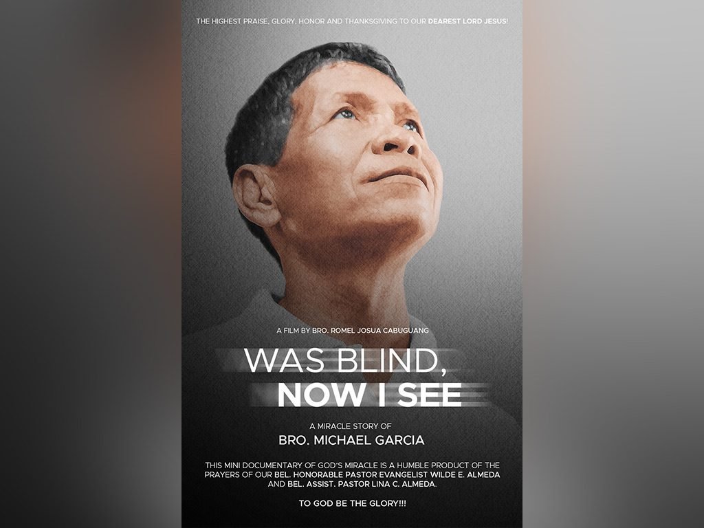 was blind now I see story by michael garcia
